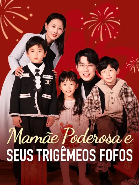 Mamãe Poderosa e Seus Trigêmeos Fofos