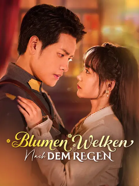 Blumen welken nach dem Regen