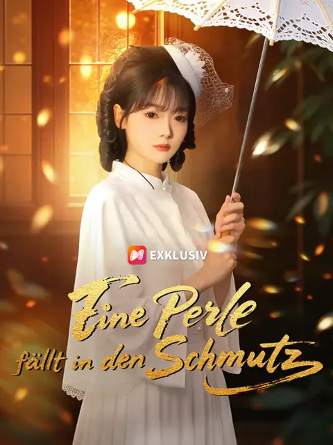 Eine Perle fällt in den Schmutz