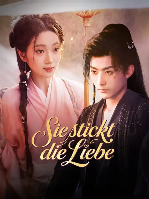 Sie stickt die Liebe