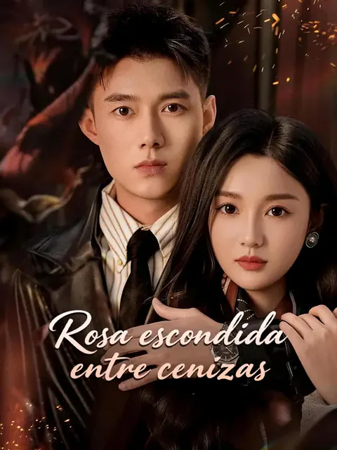 Rosa escondida entre cenizas