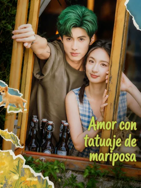 Amor con tatuaje de mariposa