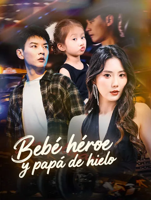 Bebé héroe y papá de hielo