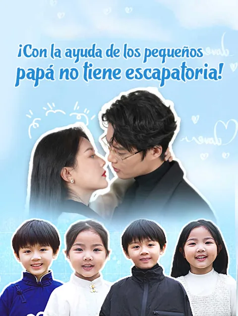 ¡Con la ayuda de los pequeños, papá no tiene escapatoria!